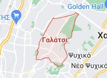 Γαλατσι περιοχή στο χάρτη